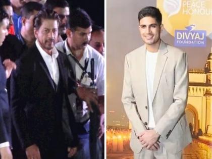 Tribute to 26/11 heroes: Shah Rukh Khan, Shubman Gill attend 'Global Peace Honours' | Tribute to 26/11 heroes: Shah Rukh Khan, Shubman Gill attend 'Global Peace Honours' Tribute to 26/11 heroes: Shah Rukh Khan, Shubman Gill attend 'Global Peace Honours' | Tribute to 26/11 heroes: Shah Rukh Khan, Shubman Gill attend 'Global Peace Honours'