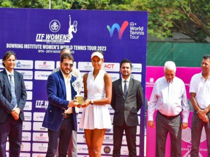 Rashmikaa grabs maiden ITF title at Women's World Tennis Tour | Rashmikaa grabs maiden ITF title at Women's World Tennis Tour Rashmikaa grabs maiden ITF title at Women's World Tennis Tour | Rashmikaa grabs maiden ITF title at Women's World Tennis Tour