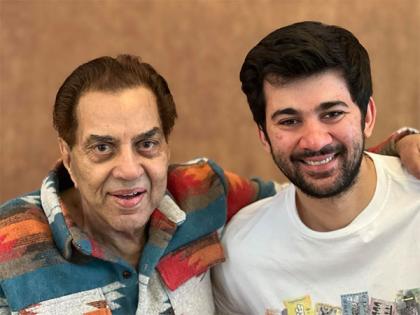 "Feeling truly blessed and overwhelmed": Karan Deol drops picture with Dharmendra from his birthday celebration | "Feeling truly blessed and overwhelmed": Karan Deol drops picture with Dharmendra from his birthday celebration "Feeling truly blessed and overwhelmed": Karan Deol drops picture with Dharmendra from his birthday celebration | "Feeling truly blessed and overwhelmed": Karan Deol drops picture with Dharmendra from his birthday celebration