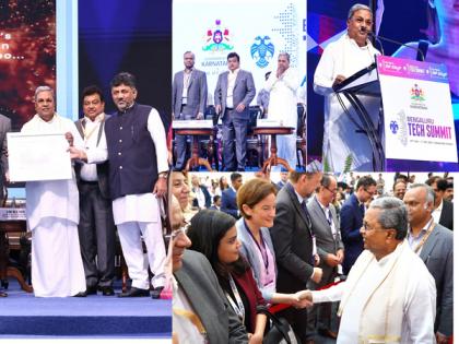 Siddaramaiah sells Karnataka's tech prowess at Bengaluru Tech Summit 2023 | Siddaramaiah sells Karnataka's tech prowess at Bengaluru Tech Summit 2023 Siddaramaiah sells Karnataka's tech prowess at Bengaluru Tech Summit 2023 | Siddaramaiah sells Karnataka's tech prowess at Bengaluru Tech Summit 2023