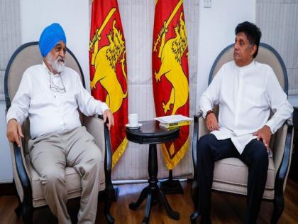 Lankan LoP Sajith Premadasa meets economist Montek Singh Ahluwalia, discusses economic policies | Lankan LoP Sajith Premadasa meets economist Montek Singh Ahluwalia, discusses economic policies