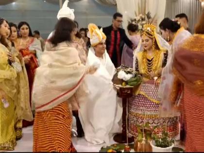 Randeep Hooda, Lin Laishram look stunning as they turn traditional Manipuri groom, bride | Randeep Hooda, Lin Laishram look stunning as they turn traditional Manipuri groom, bride