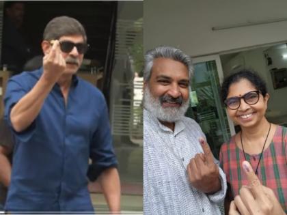 Jagapathi Babu, SS Rajamouli cast their votes in Telangana assembly elections | Jagapathi Babu, SS Rajamouli cast their votes in Telangana assembly elections