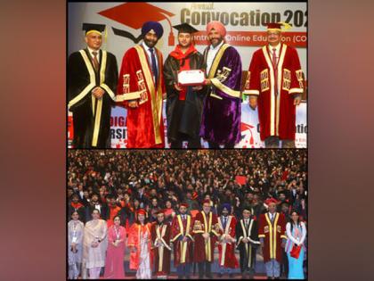 Chandigarh University holds 1st Annual Convocation of students of Online Programs; 950 students in UG & PG courses were awarded with degrees | Chandigarh University holds 1st Annual Convocation of students of Online Programs; 950 students in UG & PG courses were awarded with degrees