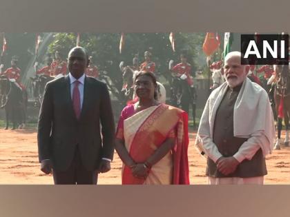 Kenyan President William Ruto accorded ceremonial welcome at Rashtrapati Bhavan | Kenyan President William Ruto accorded ceremonial welcome at Rashtrapati Bhavan Kenyan President William Ruto accorded ceremonial welcome at Rashtrapati Bhavan | Kenyan President William Ruto accorded ceremonial welcome at Rashtrapati Bhavan