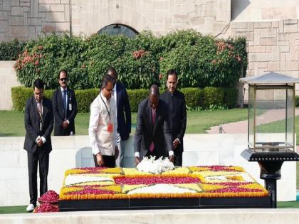Kenyan President William Ruto pays homage to Mahatma Gandhi at Rajghat | Kenyan President William Ruto pays homage to Mahatma Gandhi at Rajghat Kenyan President William Ruto pays homage to Mahatma Gandhi at Rajghat | Kenyan President William Ruto pays homage to Mahatma Gandhi at Rajghat
