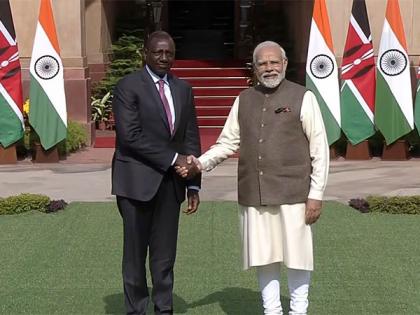 PM Narendra Modi meets Kenyan President William Ruto at Hyderabad House in Delhi | PM Narendra Modi meets Kenyan President William Ruto at Hyderabad House in Delhi PM Narendra Modi meets Kenyan President William Ruto at Hyderabad House in Delhi | PM Narendra Modi meets Kenyan President William Ruto at Hyderabad House in Delhi