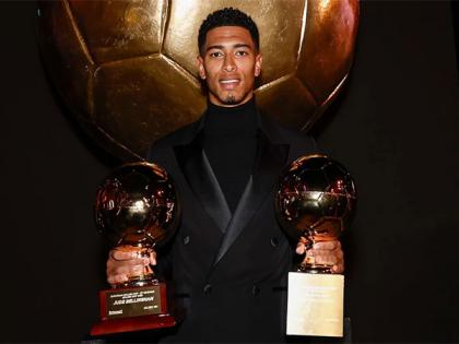Jude Bellingham creates history, becomes first Real Madrid player to win 'Golden Boy Award' | Jude Bellingham creates history, becomes first Real Madrid player to win 'Golden Boy Award' Jude Bellingham creates history, becomes first Real Madrid player to win 'Golden Boy Award' | Jude Bellingham creates history, becomes first Real Madrid player to win 'Golden Boy Award'
