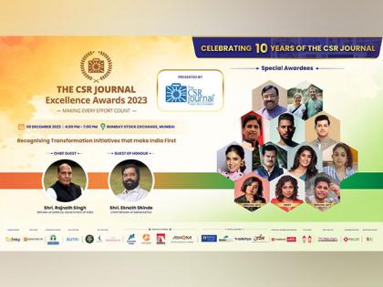 6th Edition of The CSR Journal Excellence Awards to be hosted on 09 December 2023 at Bombay Stock Exchange, Mumbai | 6th Edition of The CSR Journal Excellence Awards to be hosted on 09 December 2023 at Bombay Stock Exchange, Mumbai 6th Edition of The CSR Journal Excellence Awards to be hosted on 09 December 2023 at Bombay Stock Exchange, Mumbai | 6th Edition of The CSR Journal Excellence Awards to be hosted on 09 December 2023 at Bombay Stock Exchange, Mumbai