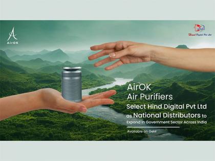 AirOK Air Purifiers Select Hind Digital Pvt. Ltd. as National Distributors to Expand in Government Sector Across India | AirOK Air Purifiers Select Hind Digital Pvt. Ltd. as National Distributors to Expand in Government Sector Across India AirOK Air Purifiers Select Hind Digital Pvt. Ltd. as National Distributors to Expand in Government Sector Across India | AirOK Air Purifiers Select Hind Digital Pvt. Ltd. as National Distributors to Expand in Government Sector Across India