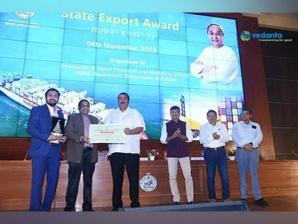 Vedanta Aluminium Bags 'Best Exporter Award' from Govt of Odisha | Vedanta Aluminium Bags 'Best Exporter Award' from Govt of Odisha