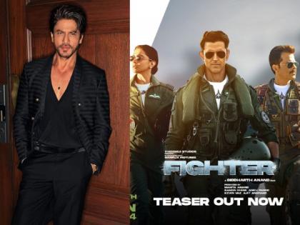 Shah Rukh Khan praises Hrithik Roshan, Deepika Padukone's 'Fighter' teaser | Shah Rukh Khan praises Hrithik Roshan, Deepika Padukone's 'Fighter' teaser