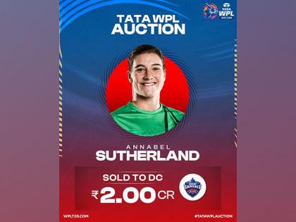 WPL 2024 Auction: Australia all-rounder Annabel Sutherland sold to Delhi Capitals for Rs 2 crore | WPL 2024 Auction: Australia all-rounder Annabel Sutherland sold to Delhi Capitals for Rs 2 crore