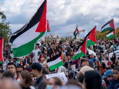 Indonesia: Thousands gather to hold pro-Palestine rally in Medan amid Israel-Hamas war | Indonesia: Thousands gather to hold pro-Palestine rally in Medan amid Israel-Hamas war Indonesia: Thousands gather to hold pro-Palestine rally in Medan amid Israel-Hamas war | Indonesia: Thousands gather to hold pro-Palestine rally in Medan amid Israel-Hamas war