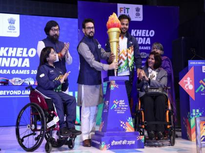 Union Sports Minister Anurag Thakur declares first-ever Khelo India Para Games 2023 open at dazzling ceremony | Union Sports Minister Anurag Thakur declares first-ever Khelo India Para Games 2023 open at dazzling ceremony Union Sports Minister Anurag Thakur declares first-ever Khelo India Para Games 2023 open at dazzling ceremony | Union Sports Minister Anurag Thakur declares first-ever Khelo India Para Games 2023 open at dazzling ceremony