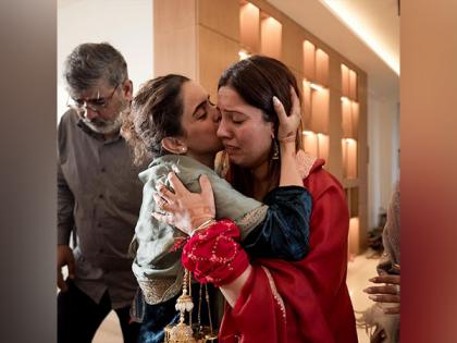 Sanya Malhotra gets teary-eyed on her sister Shagun's wedding | Sanya Malhotra gets teary-eyed on her sister Shagun's wedding Sanya Malhotra gets teary-eyed on her sister Shagun's wedding | Sanya Malhotra gets teary-eyed on her sister Shagun's wedding