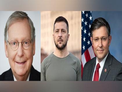 Zelenskyy meets US House Speaker Johnson, Senate Minority Leader McConnell | Zelenskyy meets US House Speaker Johnson, Senate Minority Leader McConnell
