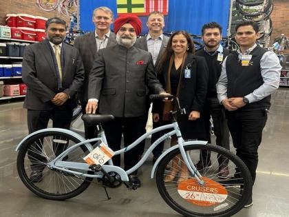 "Make in India, Make for the World": Indian envoy to US attends launch of Make in India bicycles at Walmart | "Make in India, Make for the World": Indian envoy to US attends launch of Make in India bicycles at Walmart