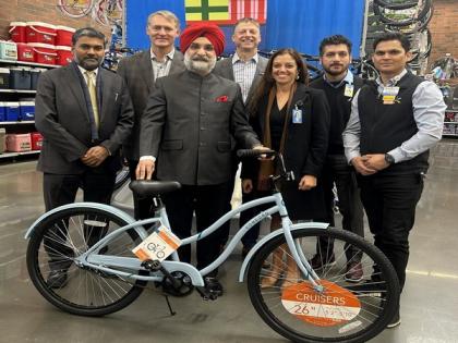 "Make in India, Make for the World": Indian envoy to US attends launch of Make in India bicycles at Walmart | "Make in India, Make for the World": Indian envoy to US attends launch of Make in India bicycles at Walmart "Make in India, Make for the World": Indian envoy to US attends launch of Make in India bicycles at Walmart | "Make in India, Make for the World": Indian envoy to US attends launch of Make in India bicycles at Walmart