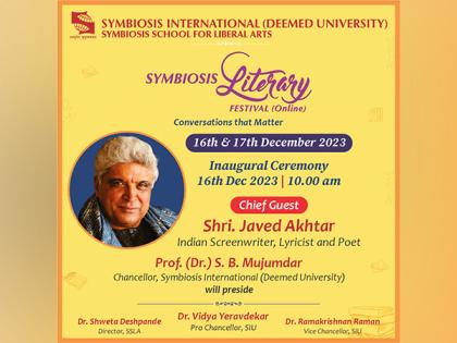 Symbiosis School for Liberal Arts Presents the Fourth Edition of Symbiosis Literary Festival (SLF) 2023 on December 16 & 17 | Symbiosis School for Liberal Arts Presents the Fourth Edition of Symbiosis Literary Festival (SLF) 2023 on December 16 & 17 Symbiosis School for Liberal Arts Presents the Fourth Edition of Symbiosis Literary Festival (SLF) 2023 on December 16 & 17 | Symbiosis School for Liberal Arts Presents the Fourth Edition of Symbiosis Literary Festival (SLF) 2023 on December 16 & 17