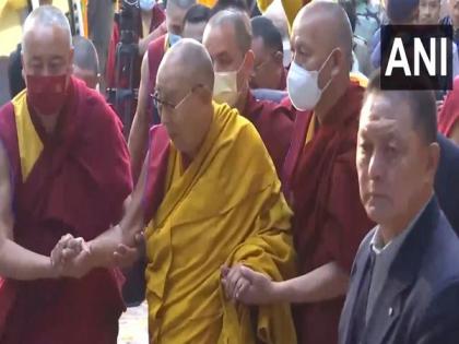 Dalai Lama arrives at Siliguri's Sed-Gyued Monastery to deliver teachings to his devotees | Dalai Lama arrives at Siliguri's Sed-Gyued Monastery to deliver teachings to his devotees Dalai Lama arrives at Siliguri's Sed-Gyued Monastery to deliver teachings to his devotees | Dalai Lama arrives at Siliguri's Sed-Gyued Monastery to deliver teachings to his devotees