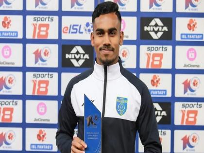 Kerala Blasters FC's Vibin Mohanan named emerging player of the month for November 2023 | Kerala Blasters FC's Vibin Mohanan named emerging player of the month for November 2023