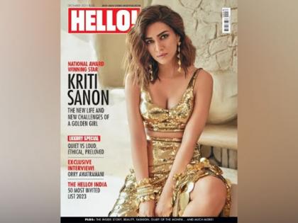 Kriti Sanon Radiates Golden Glamour on the Cover of HELLO! India's December Issue | Kriti Sanon Radiates Golden Glamour on the Cover of HELLO! India's December Issue