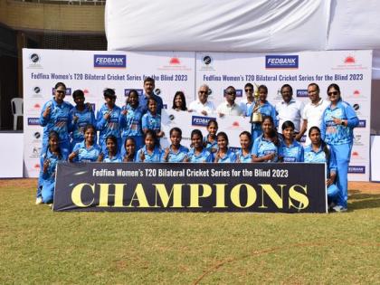 India win women's bilateral cricket series for blind 4-1, beat Nepal by 8 wickets in final T20 | India win women's bilateral cricket series for blind 4-1, beat Nepal by 8 wickets in final T20