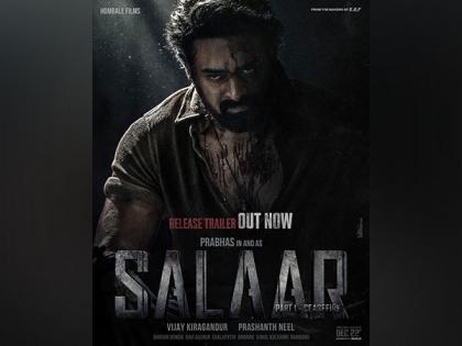 Prabhas unveils 'release trailer' of 'Salaar: Part 1- Ceasefire' | Prabhas unveils 'release trailer' of 'Salaar: Part 1- Ceasefire' Prabhas unveils 'release trailer' of 'Salaar: Part 1- Ceasefire' | Prabhas unveils 'release trailer' of 'Salaar: Part 1- Ceasefire'