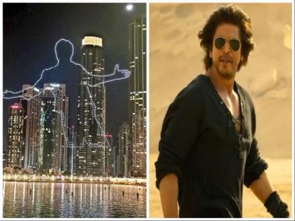 Stunning drone show lights up Dubai with SRK's signature pose | Stunning drone show lights up Dubai with SRK's signature pose Stunning drone show lights up Dubai with SRK's signature pose | Stunning drone show lights up Dubai with SRK's signature pose
