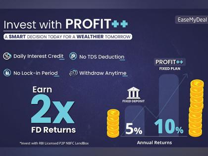 EaseMyDeal Partners with LendBox to launch P2P Investment on its App at Flat 10 per cent p.a. | EaseMyDeal Partners with LendBox to launch P2P Investment on its App at Flat 10 per cent p.a. EaseMyDeal Partners with LendBox to launch P2P Investment on its App at Flat 10 per cent p.a. | EaseMyDeal Partners with LendBox to launch P2P Investment on its App at Flat 10 per cent p.a.