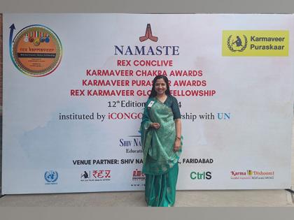Child Psychologist Riddhi Doshi Patel awarded the coveted Rex Karmaveer for safeguarding Children's Mental and Emotional Health | Child Psychologist Riddhi Doshi Patel awarded the coveted Rex Karmaveer for safeguarding Children's Mental and Emotional Health