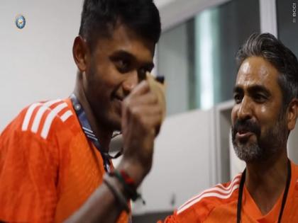 SA vs Ind: Sai Sudharsan bags 'Impact Fielder of the ODI Series' medal | SA vs Ind: Sai Sudharsan bags 'Impact Fielder of the ODI Series' medal