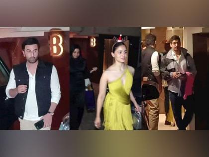Ranbir Kapoor, Alia Bhatt, Ayan Mukerji celebrate Christmas Eve at Soni Razdan's residence | Ranbir Kapoor, Alia Bhatt, Ayan Mukerji celebrate Christmas Eve at Soni Razdan's residence Ranbir Kapoor, Alia Bhatt, Ayan Mukerji celebrate Christmas Eve at Soni Razdan's residence | Ranbir Kapoor, Alia Bhatt, Ayan Mukerji celebrate Christmas Eve at Soni Razdan's residence