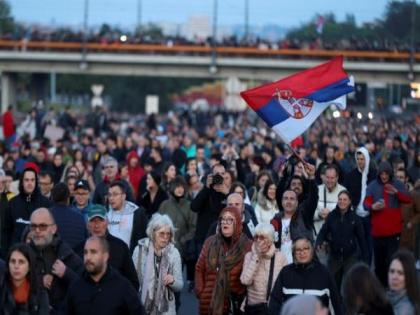 Serbia police fire tear gas as protesters storm streets over 'unfair elections' | Serbia police fire tear gas as protesters storm streets over 'unfair elections' Serbia police fire tear gas as protesters storm streets over 'unfair elections' | Serbia police fire tear gas as protesters storm streets over 'unfair elections'