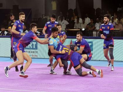 PKL: Naveen surpasses 1000 raid points as Dabang Delhi KC register convincing victory | PKL: Naveen surpasses 1000 raid points as Dabang Delhi KC register convincing victory PKL: Naveen surpasses 1000 raid points as Dabang Delhi KC register convincing victory | PKL: Naveen surpasses 1000 raid points as Dabang Delhi KC register convincing victory