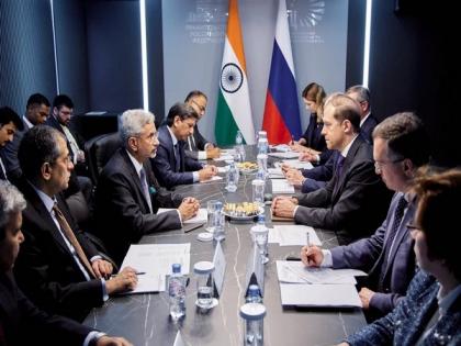 EAM Jaishankar holds 'productive' meeting with Russia's Deputy PM, affirms bilateral cooperation | EAM Jaishankar holds 'productive' meeting with Russia's Deputy PM, affirms bilateral cooperation EAM Jaishankar holds 'productive' meeting with Russia's Deputy PM, affirms bilateral cooperation | EAM Jaishankar holds 'productive' meeting with Russia's Deputy PM, affirms bilateral cooperation