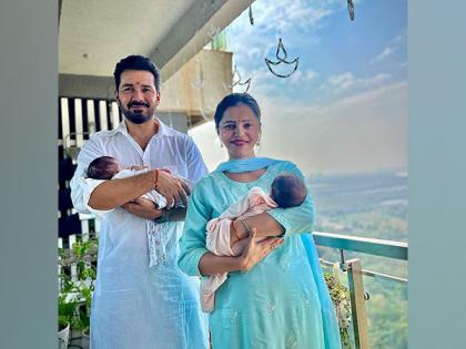 Rubina Dilaik, Abhinav Shukla drop first picture of twin girls, reveal their names | Rubina Dilaik, Abhinav Shukla drop first picture of twin girls, reveal their names