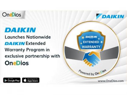 Daikin Launches Nationwide Daikin Extended Warranty Program in exclusive partnership with OneDios | Daikin Launches Nationwide Daikin Extended Warranty Program in exclusive partnership with OneDios Daikin Launches Nationwide Daikin Extended Warranty Program in exclusive partnership with OneDios | Daikin Launches Nationwide Daikin Extended Warranty Program in exclusive partnership with OneDios