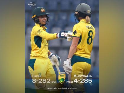 Litchfield, Perry orchestrate historic victory for Australia in 1st ODI against India | Litchfield, Perry orchestrate historic victory for Australia in 1st ODI against India