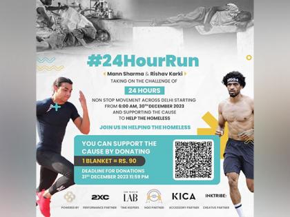Dynamic Duo Runs the Extra Mile: 24-Hour Marathon in Delhi to Raise Funds to Support the Homeless | Dynamic Duo Runs the Extra Mile: 24-Hour Marathon in Delhi to Raise Funds to Support the Homeless