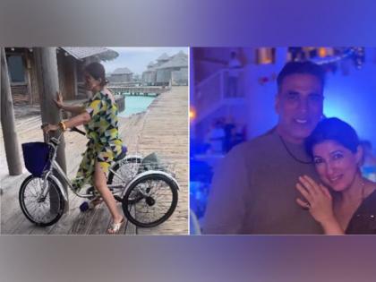 Twinkle Khanna shares hilarious video from Maldives, Akshay Kumar can't stop laughing | Twinkle Khanna shares hilarious video from Maldives, Akshay Kumar can't stop laughing Twinkle Khanna shares hilarious video from Maldives, Akshay Kumar can't stop laughing | Twinkle Khanna shares hilarious video from Maldives, Akshay Kumar can't stop laughing