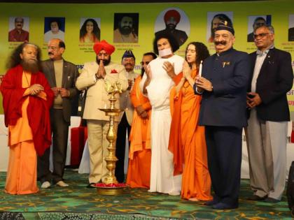Saints and Rashtriya Sainik Sanstha took a collective pledge for introducing "Elementary Sainik Training" | Saints and Rashtriya Sainik Sanstha took a collective pledge for introducing "Elementary Sainik Training" Saints and Rashtriya Sainik Sanstha took a collective pledge for introducing "Elementary Sainik Training" | Saints and Rashtriya Sainik Sanstha took a collective pledge for introducing "Elementary Sainik Training"