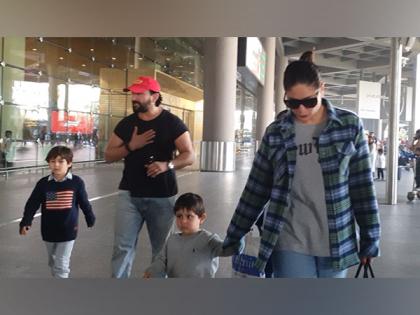 Kareena, Saif return to Mumbai from Swiss vacay, their kid Jeh steals the show | Kareena, Saif return to Mumbai from Swiss vacay, their kid Jeh steals the show Kareena, Saif return to Mumbai from Swiss vacay, their kid Jeh steals the show | Kareena, Saif return to Mumbai from Swiss vacay, their kid Jeh steals the show
