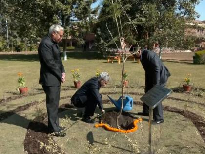 EAM S Jaishankar plants sapling in Indian Embassy in Nepal, pays homage to Mahatma Gandhi | EAM S Jaishankar plants sapling in Indian Embassy in Nepal, pays homage to Mahatma Gandhi EAM S Jaishankar plants sapling in Indian Embassy in Nepal, pays homage to Mahatma Gandhi | EAM S Jaishankar plants sapling in Indian Embassy in Nepal, pays homage to Mahatma Gandhi