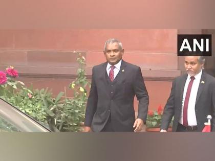 Maldivian envoy seen at MEA office in Delhi, amid diplomatic row over ministers' remarks on PM Modi | Maldivian envoy seen at MEA office in Delhi, amid diplomatic row over ministers' remarks on PM Modi
