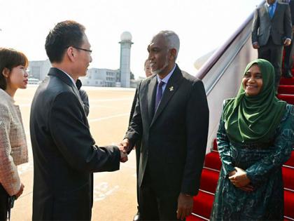 Maldives President Mohamed Muizzu arrives in China on 5-day State visit | Maldives President Mohamed Muizzu arrives in China on 5-day State visit Maldives President Mohamed Muizzu arrives in China on 5-day State visit | Maldives President Mohamed Muizzu arrives in China on 5-day State visit