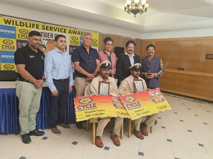 Cycle Pure Agarbathi Honours Unsung Heroes: Forest Guards Shine Bright in Tiger Cup Award Ceremony | Cycle Pure Agarbathi Honours Unsung Heroes: Forest Guards Shine Bright in Tiger Cup Award Ceremony