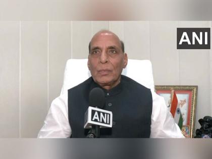 Rajnath Singh arrives in UK; to discuss defence, security issues with his UK counterpart | Rajnath Singh arrives in UK; to discuss defence, security issues with his UK counterpart Rajnath Singh arrives in UK; to discuss defence, security issues with his UK counterpart | Rajnath Singh arrives in UK; to discuss defence, security issues with his UK counterpart