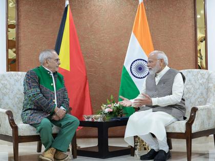 Deepening Delhi-Dilli bonds: PM Modi, President Ramos-Horta of Timor-Leste hold "fruitful meeting" | Deepening Delhi-Dilli bonds: PM Modi, President Ramos-Horta of Timor-Leste hold "fruitful meeting" Deepening Delhi-Dilli bonds: PM Modi, President Ramos-Horta of Timor-Leste hold "fruitful meeting" | Deepening Delhi-Dilli bonds: PM Modi, President Ramos-Horta of Timor-Leste hold "fruitful meeting"